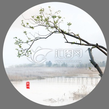 畫意 孤橋