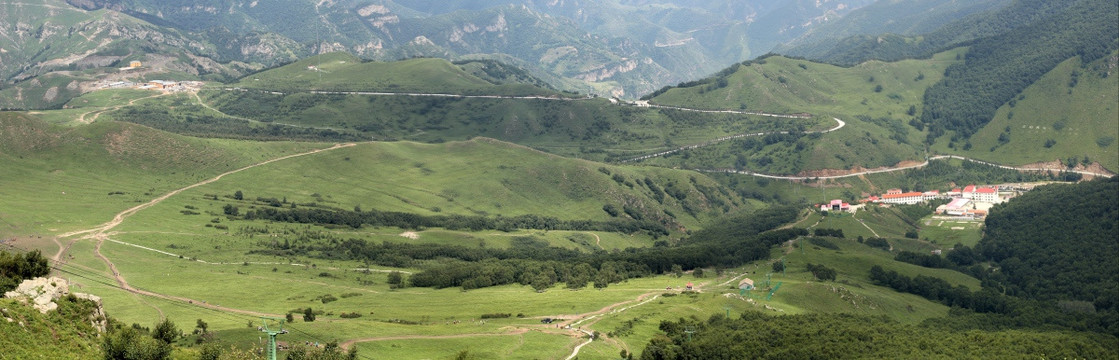 云海 草甸 绿地 山峦 云雾