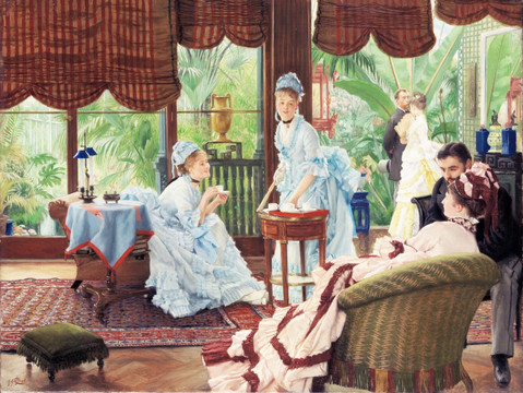 新古典主義美女人物油畫(huà)