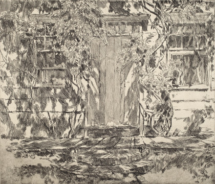 印象人物風(fēng)景油畫