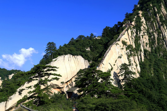 华山北峰 云台峰 登山道