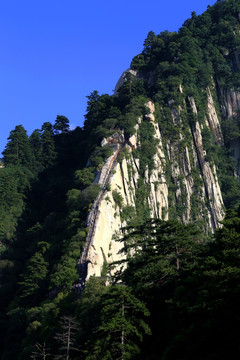 华山 北峰 云梯 登山道