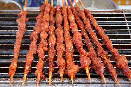 羊肉串 牛肉串