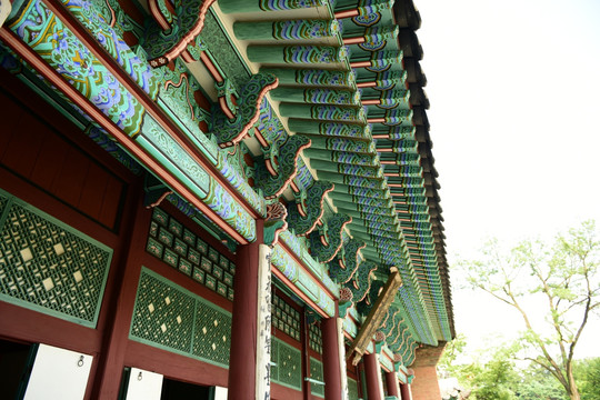 韩国首尔古建飞檐