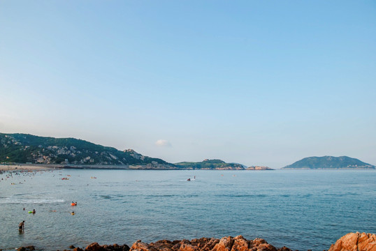 大海 海洋 舟山群岛 山 岩石