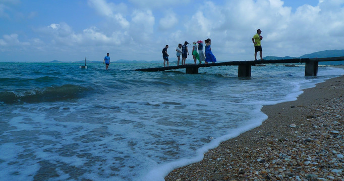 海浪 夏日