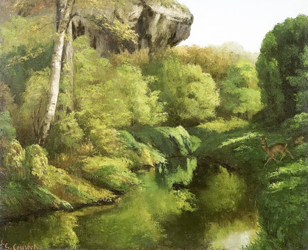 古典人物風(fēng)景油畫