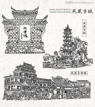 鳳凰古城著名旅游景點