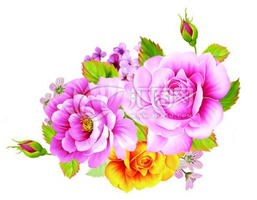 手繪花