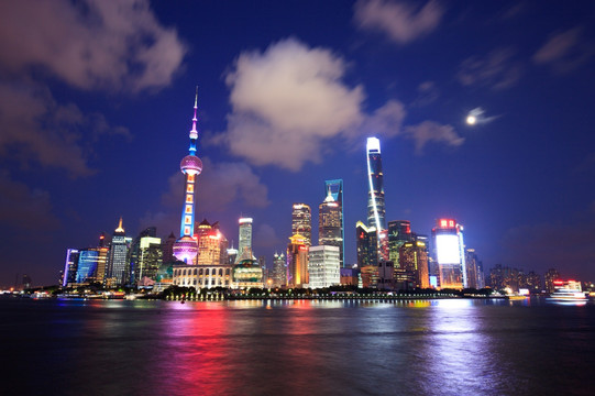 上海陸家嘴夜景