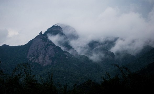 望夫山 云雾