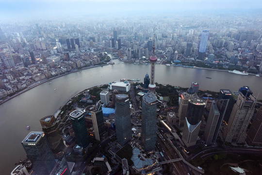 上海外滩全景