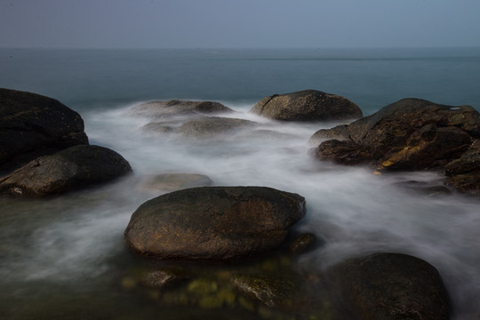 沙扒 海景 慢门 青洲岛