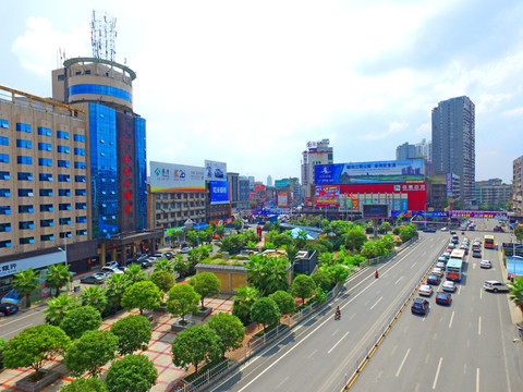 邵阳市人民广场街心花园