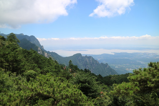 庐山含鄱口 远眺鄱阳湖