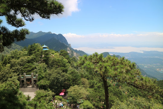 庐山含鄱口 远眺鄱阳湖