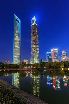 上海金茂大厦夜景