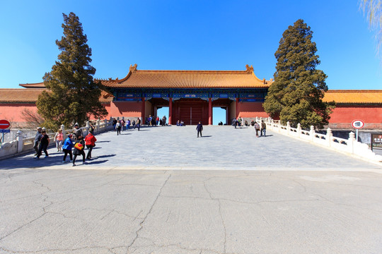 北京故宫熙和门屋宇式大门
