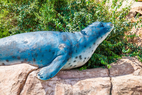 海狮雕像
