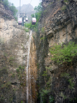 山间索道