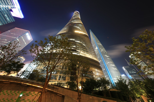 上海中心大厦夜景