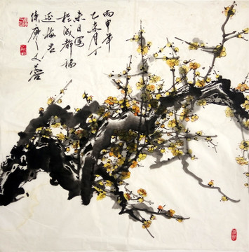 國畫黃梅