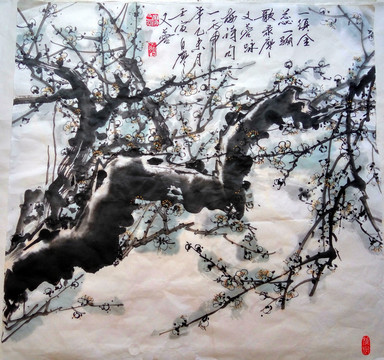 國(guó)畫梅花