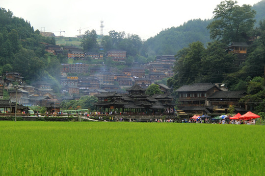 苗寨田园风光