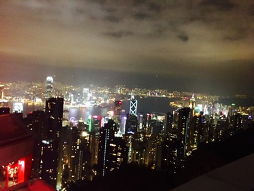 维多利亚海港夜景