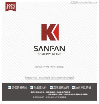 K字母LOGO K英文標(biāo)志