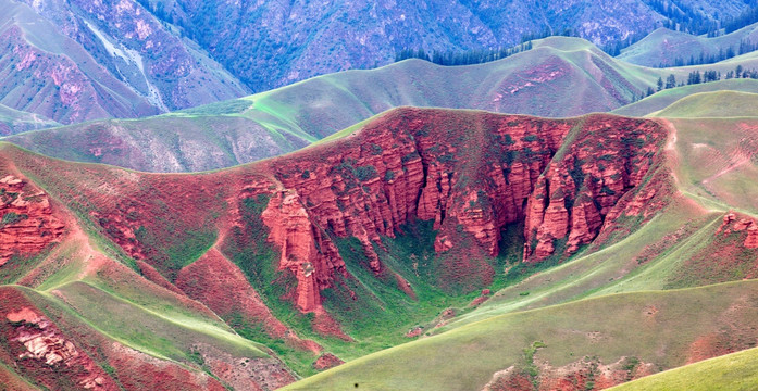 青海卓尔山风光