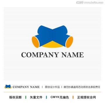 X字母标志 LOGO设计