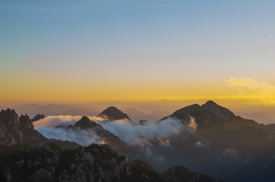 黄山日出