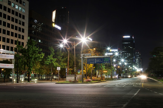 韩国首尔夜景