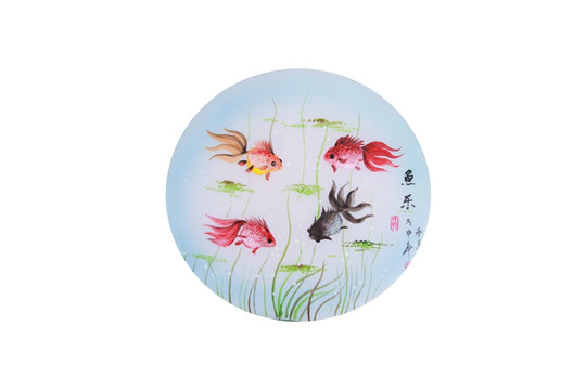 國畫金魚