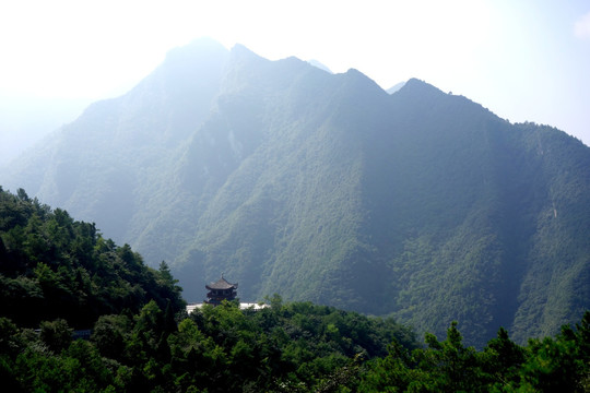 重庆武陵山 山中凉亭