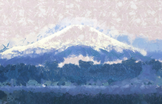 富士山装饰画