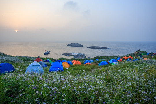 海岛露营 户外帐篷