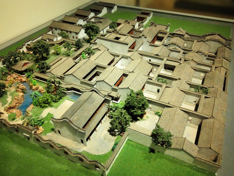 江南民居模型