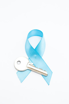 前列腺癌的蓝丝带