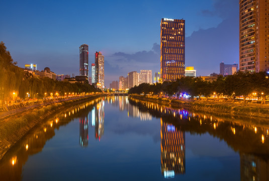 成都锦江夜景