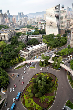 重庆上清寺商圈 城市风光