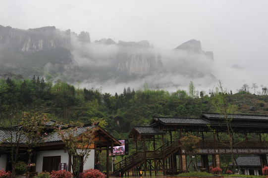 湖北恩施大峡谷景区风景