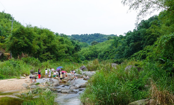 溪涧山水 流水