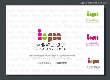 创意logo 英文标志 ig