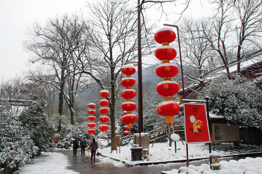 灵隐雪景