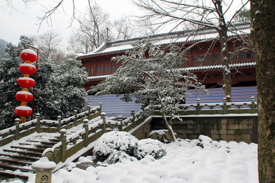 灵隐雪景