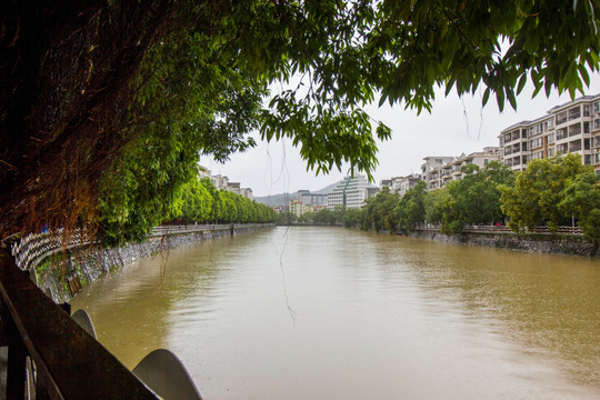 广东省云浮市水系景观