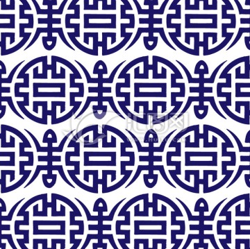 壽 古典花紋