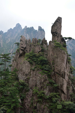 黄山奇峰怪石